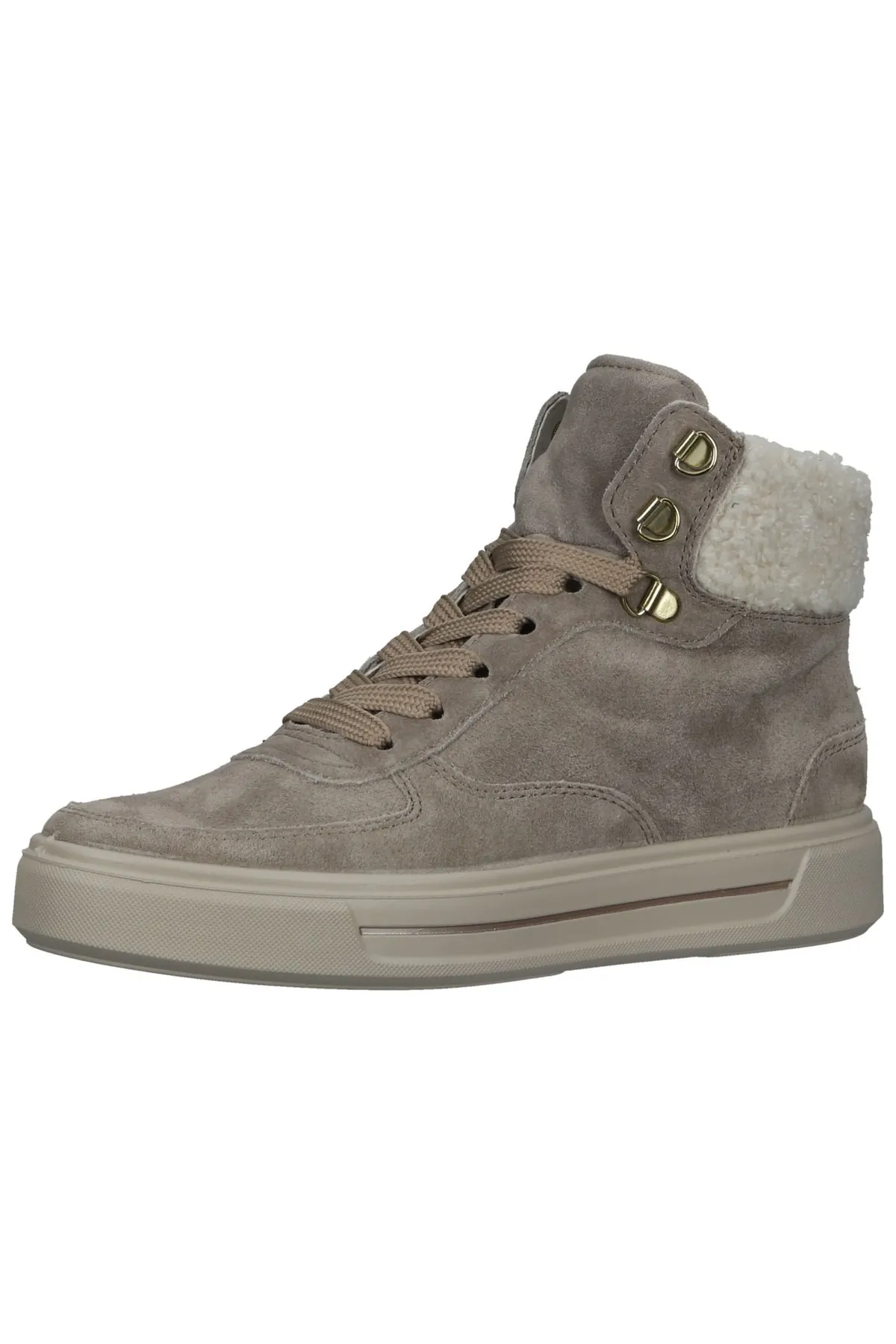 ARA  Stiefelette - Beige - Flacher Absatz