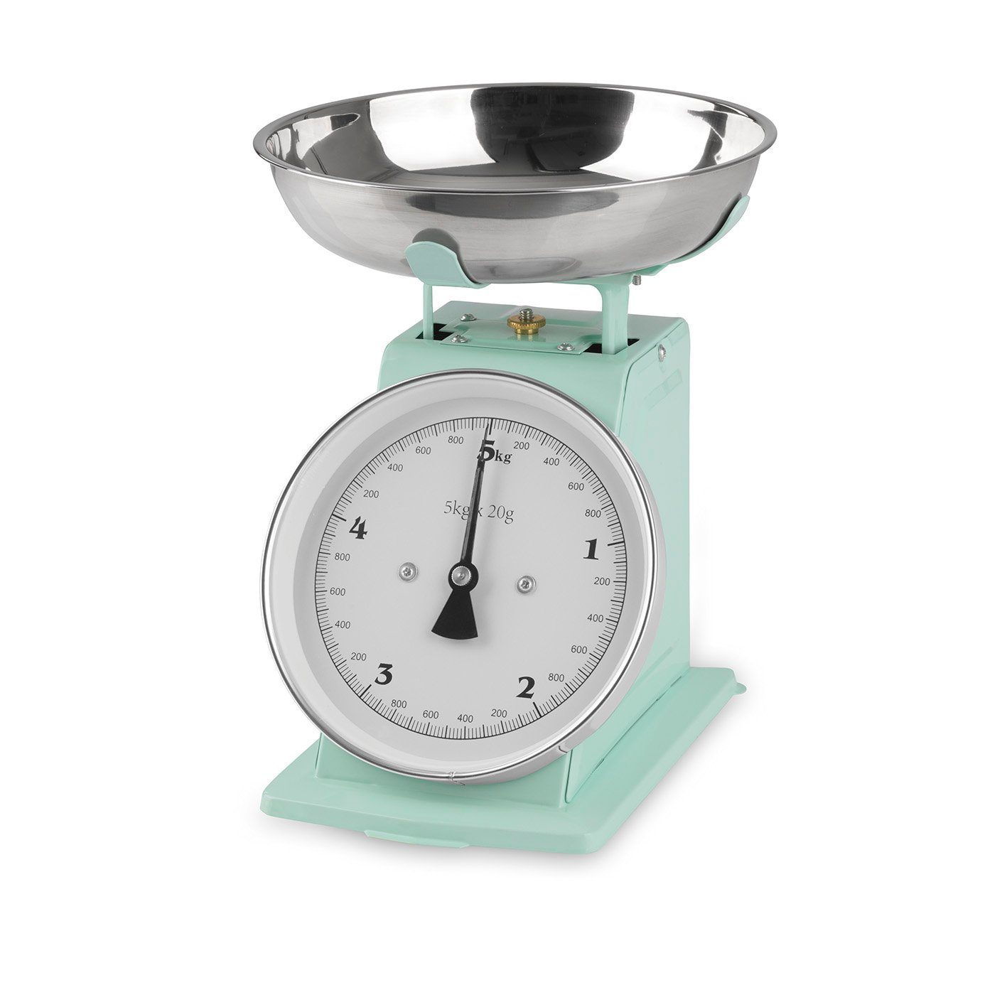 GOURMETmaxx Küchenwaage, Retro in Mint