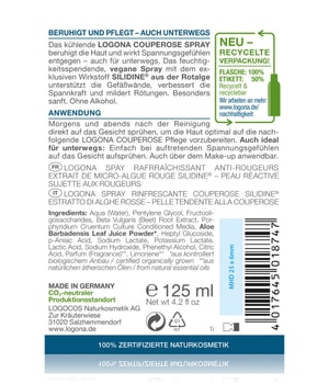 Logona Couperose Kühlendes Couperose Spray Gesichtsspray-125 ml