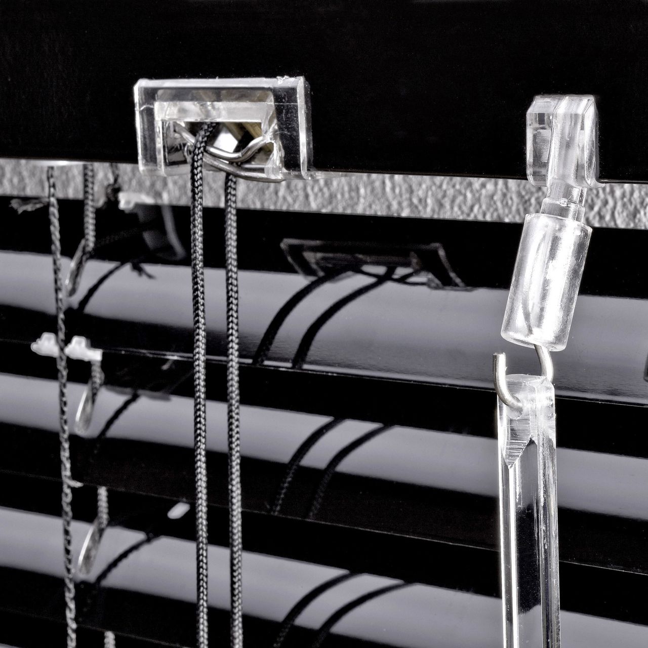 Bella Casa Aluminium-Jalousie, schwarz, 160 x 180 cm