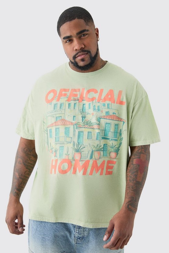 Plus T-Shirt mit Official Print
