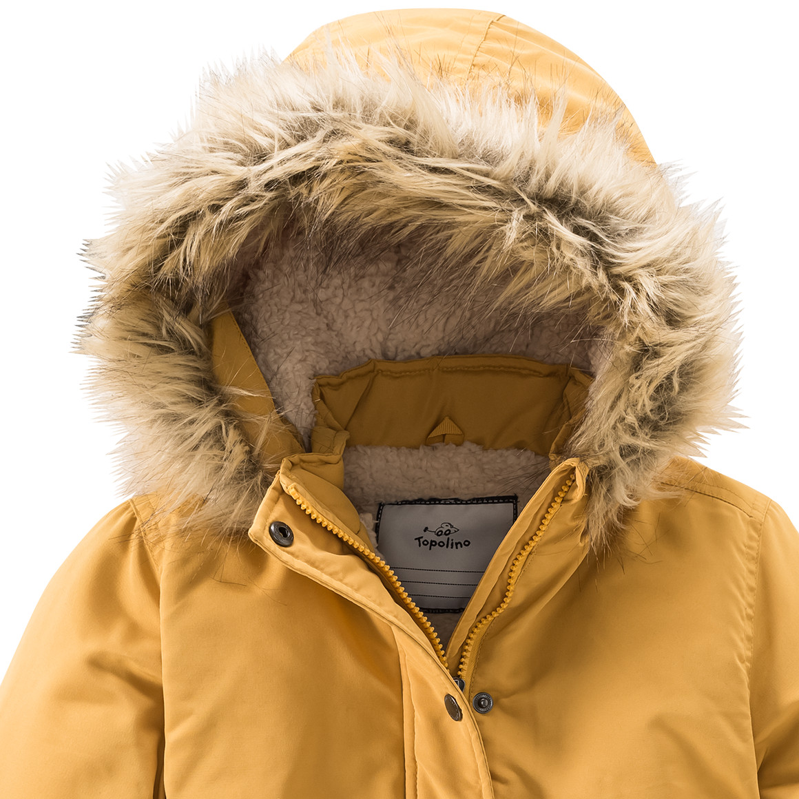 Mädchen Parka in Trendfarbe