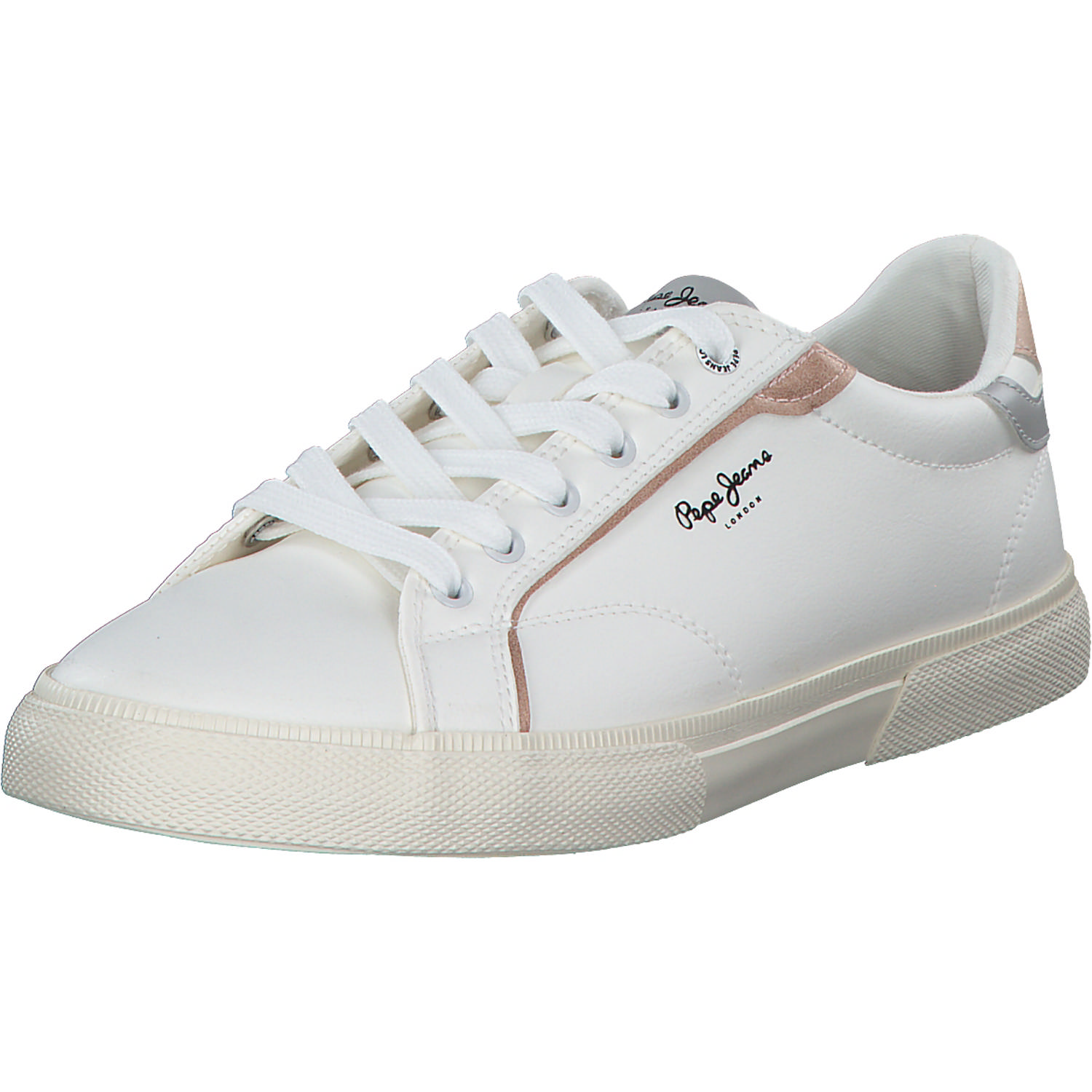 Pepe Jeans PLS31560, Schnürschuhe, Damen, white