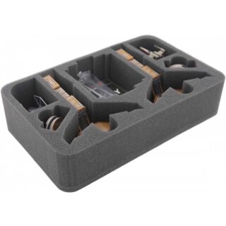 Feldherr Half-Size Schaumstoffeinlage für X-Wing 2x Reisszahn (Hounds Tooth)