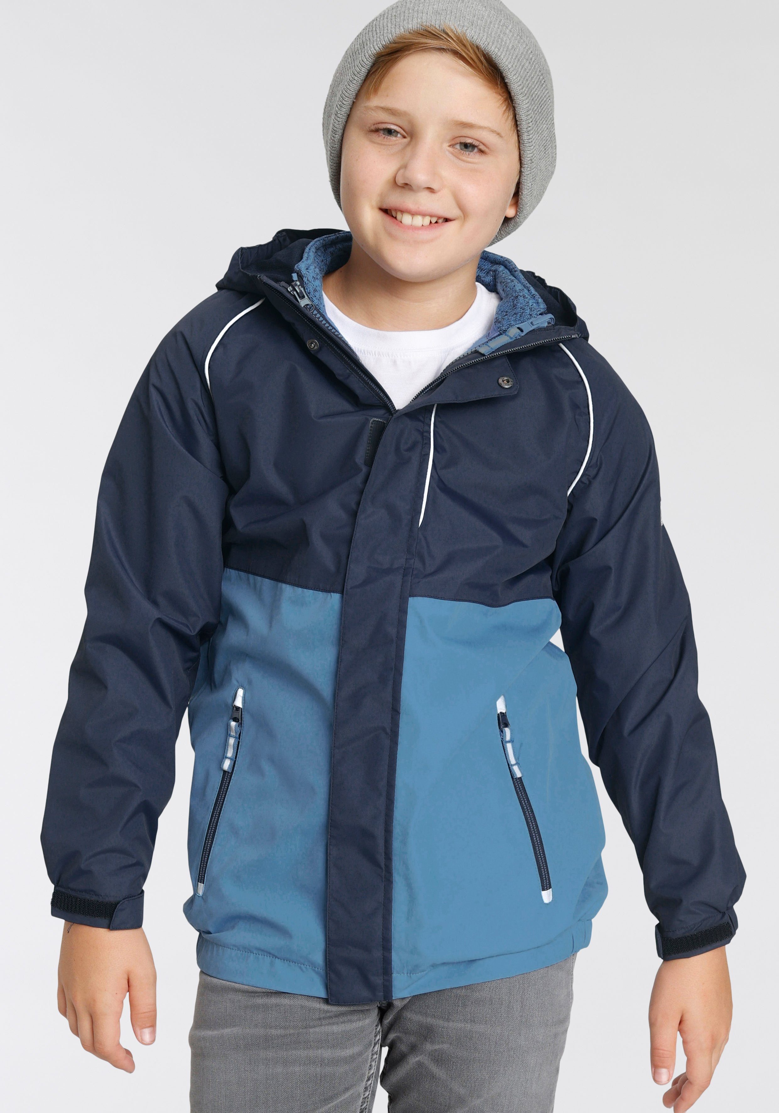 Scout 3-in-1-Funktionsjacke ALL WEATHER (2-St) Funktionsjacke mit Strickfleecejacke