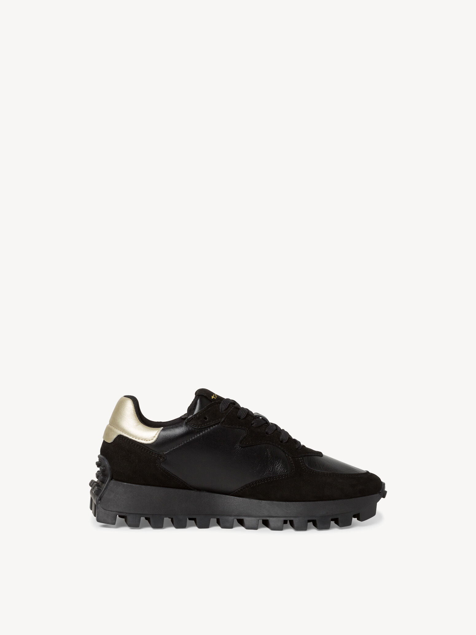 Basket en cuir - noir