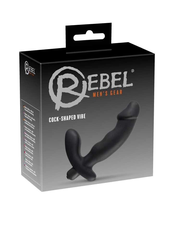 Rebel Prostata-Vibrator Prostata-Vibrator in schwarz günstig kaufen 15 cm