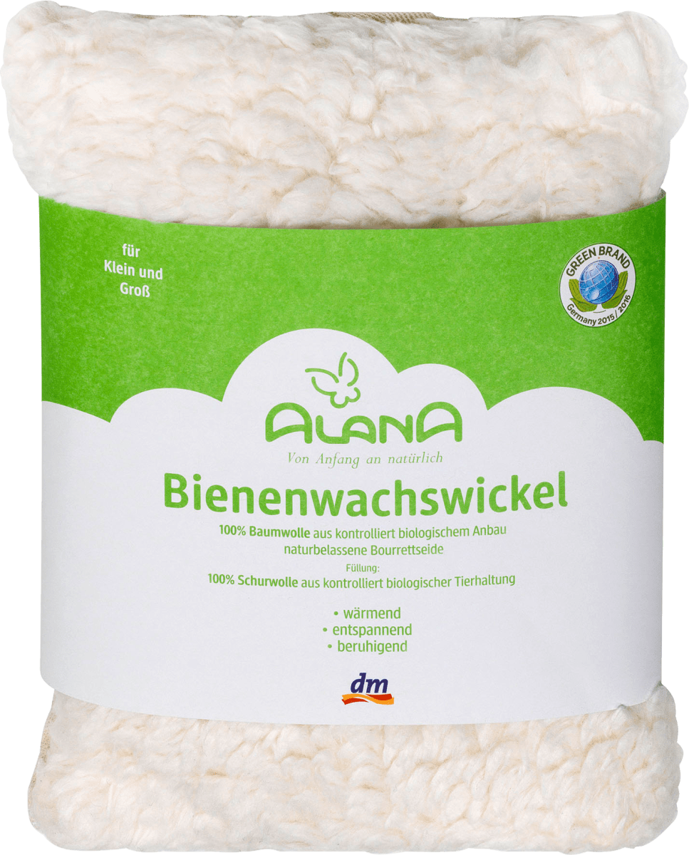 Baby Bienenwachswickel Set, ca. 15 x 12,5 cm, 1 St