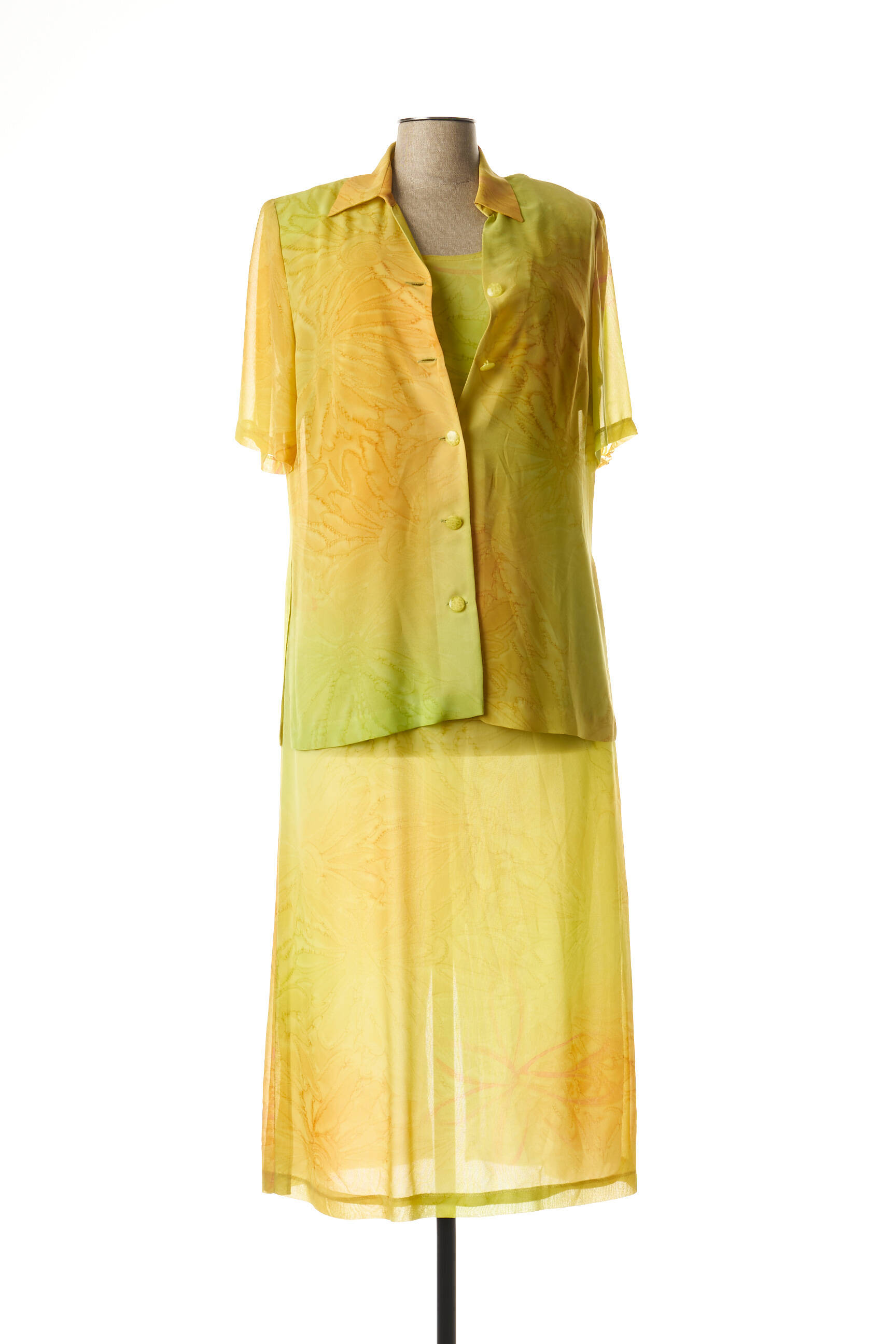 France Rivoire Ensembles Robe Femme couleur jaune