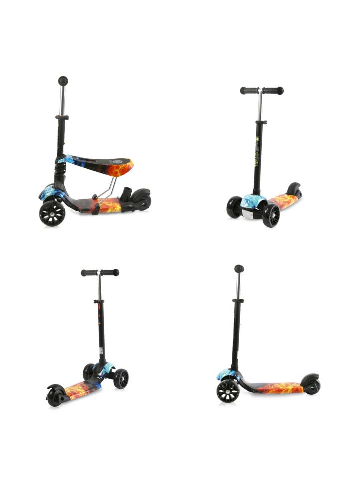 Lorelli Kinderroller Draxter Plus 3in1 in schwarz günstig kaufen onesize