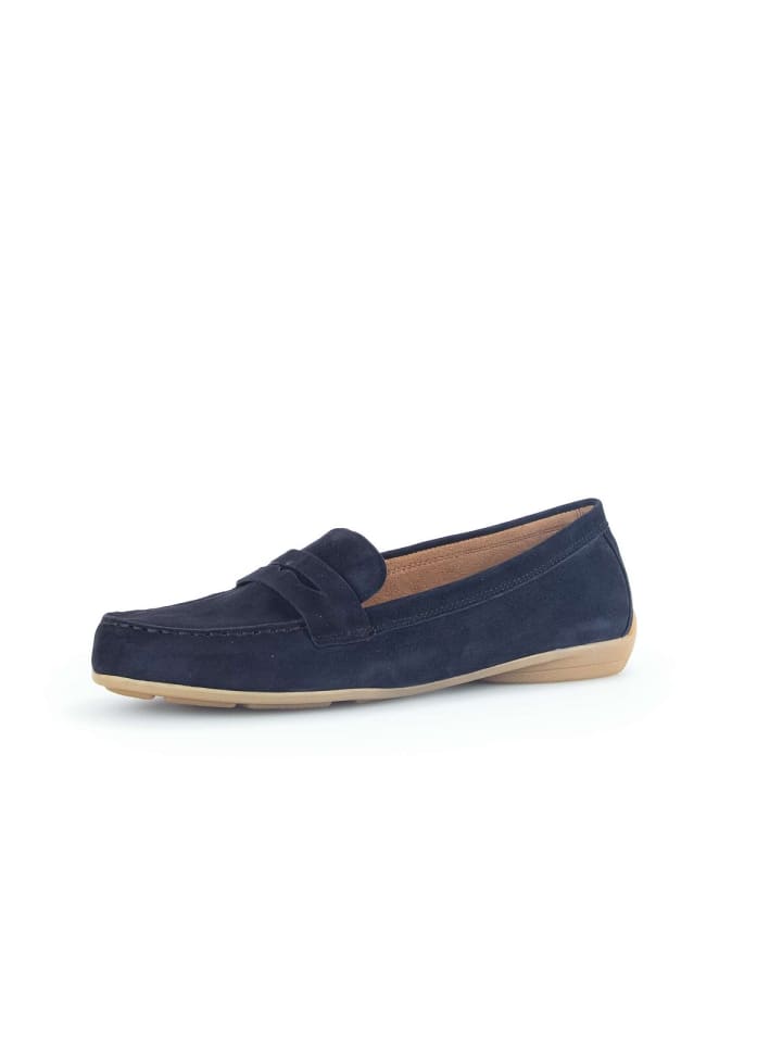 Gabor Fashion Mokassins in blau günstig kaufen 38