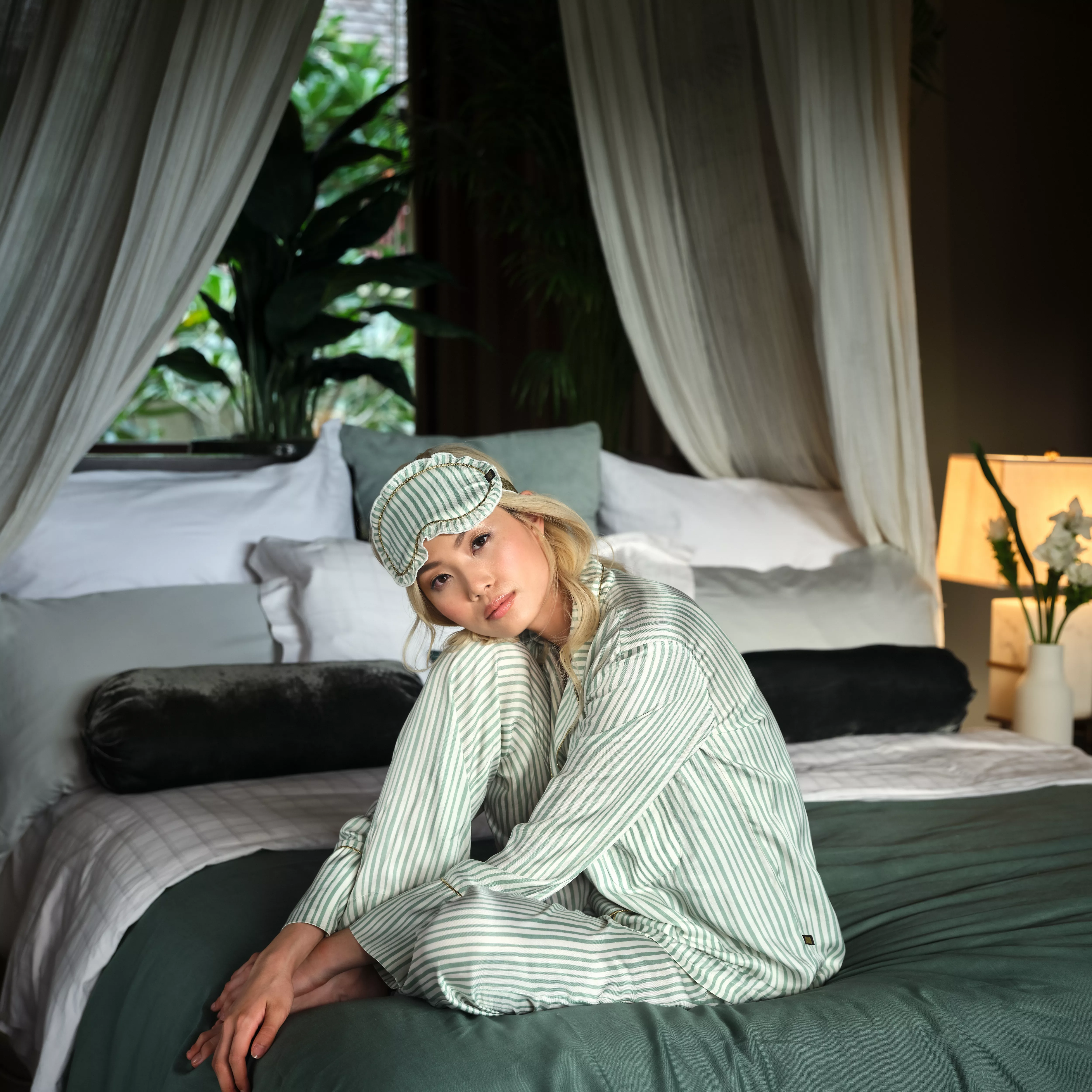 Le Rituel du Sommeil JingSleep - Masque - Reflets verts