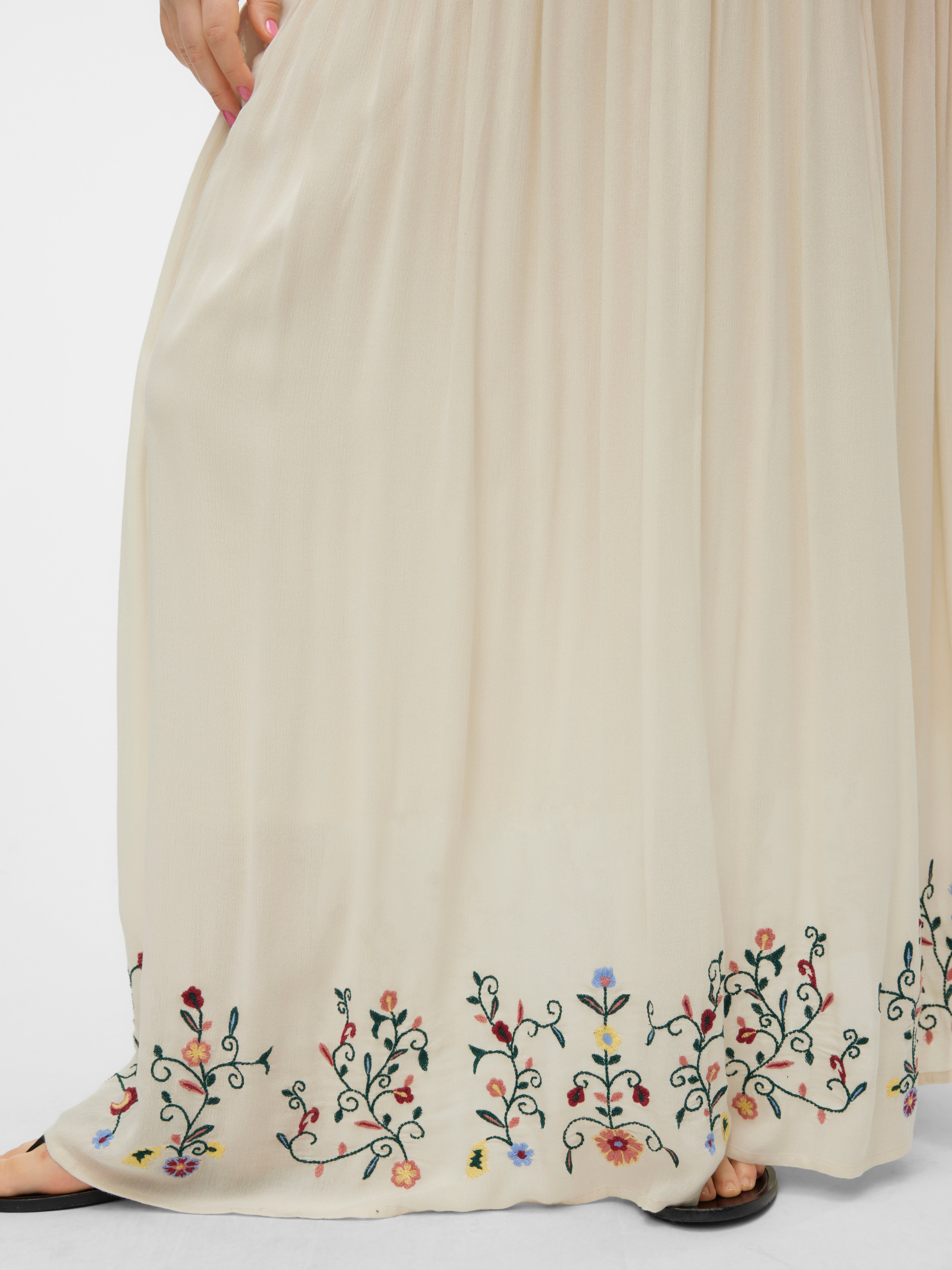 VMSINA Hohe Taille Langer Rock
