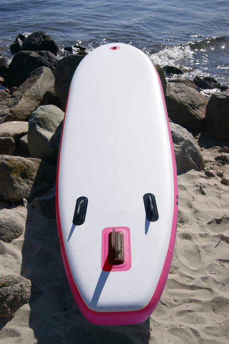 EXPLORER Inflatable SUP-Board Explorer SUP 300 pink, (Set, mit Paddel, Pumpe und Transportrucksack)