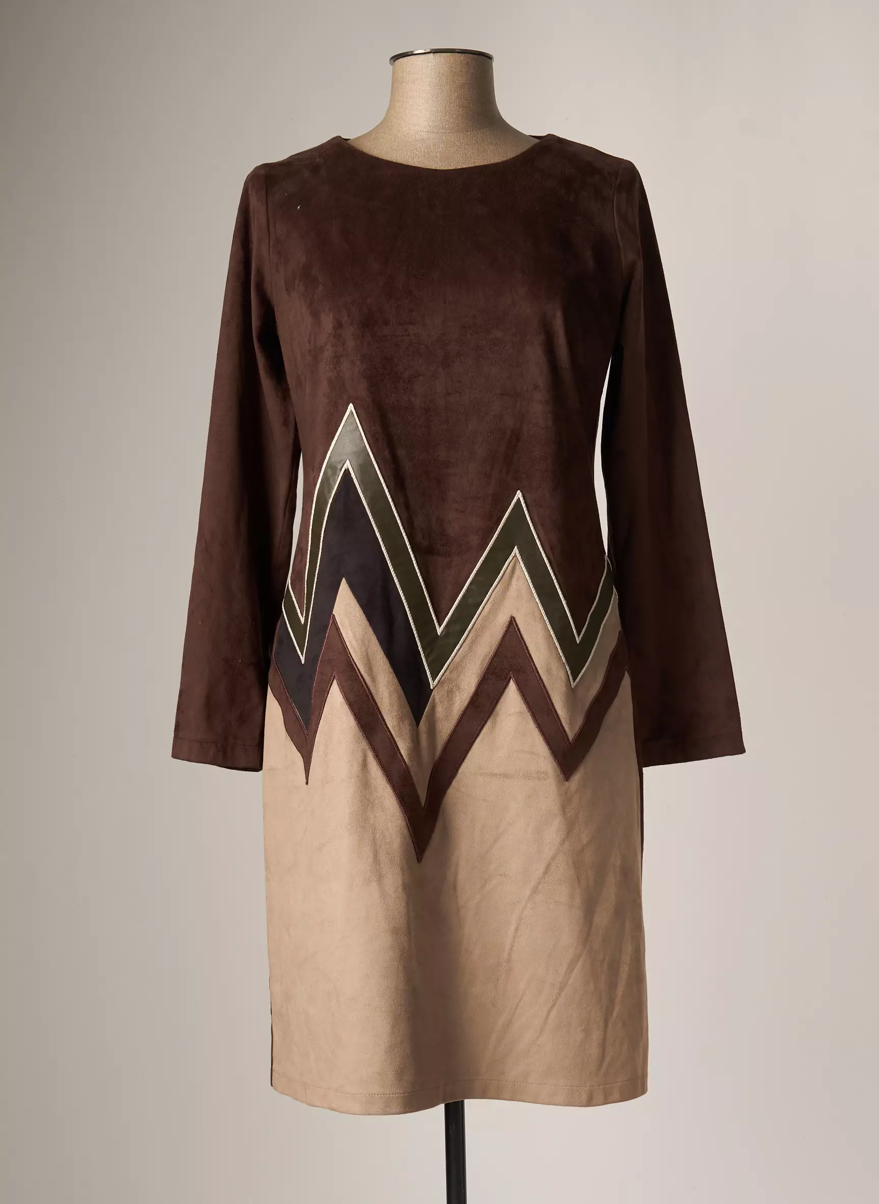 France Rivoire Robes Mi Longues Femme couleur marron