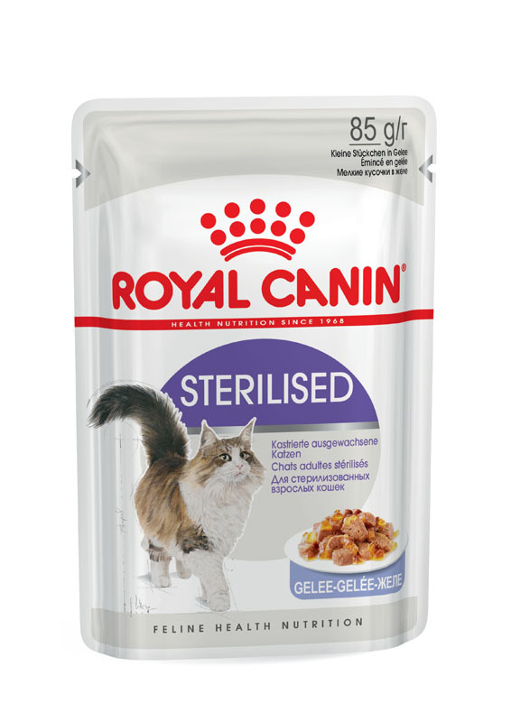 ROYAL CANIN Nassfutter ROYAL CANIN Sterilised 12x85g in Gelee
