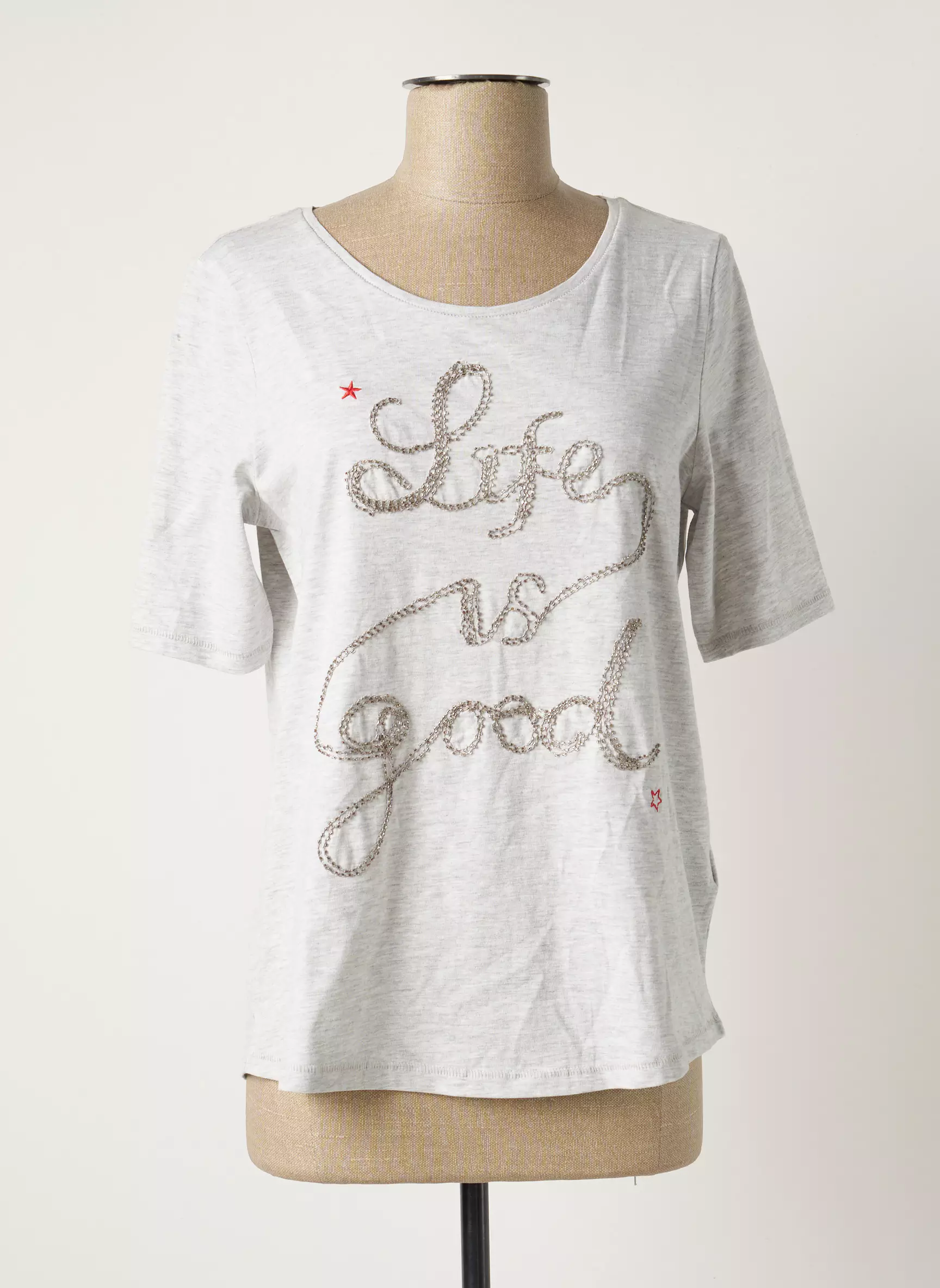 Street One Tshirts Femme couleur gris