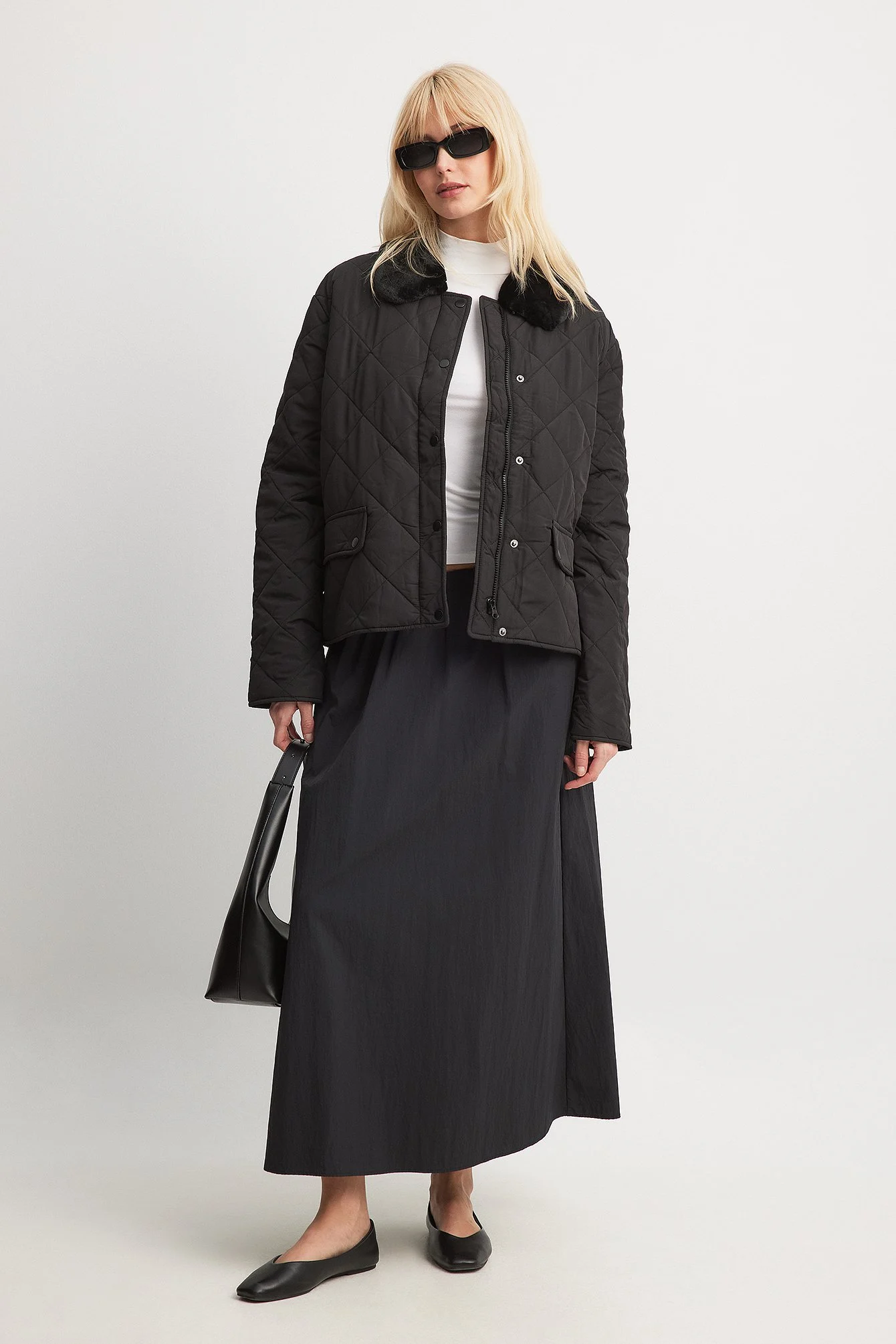 Gesteppte wattierte Jacke