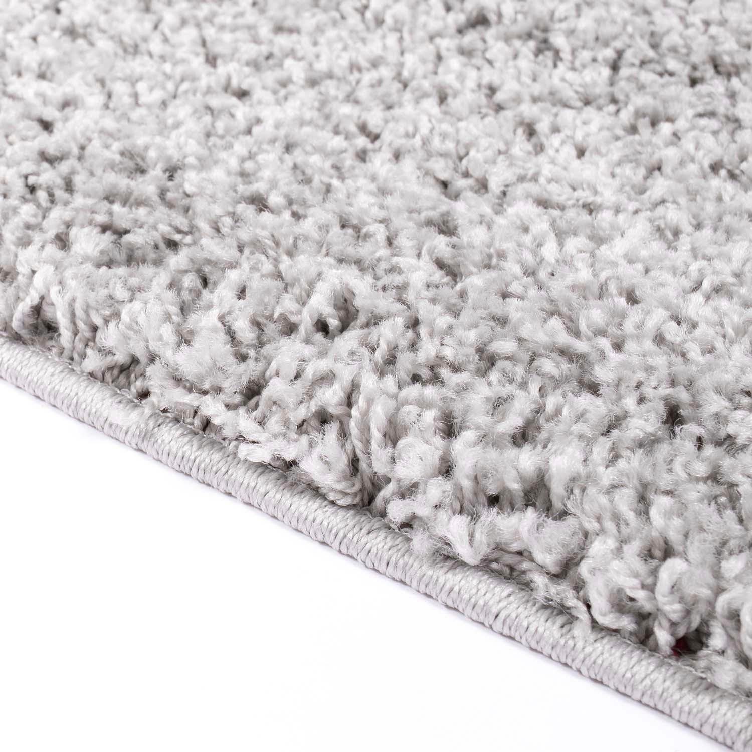 Hochflor-Teppich Shaggi uni 500, Carpet City, rechteckig, Höhe: 30 mm, Shaggy-Teppich, Uni Farben, Langflor, Weich