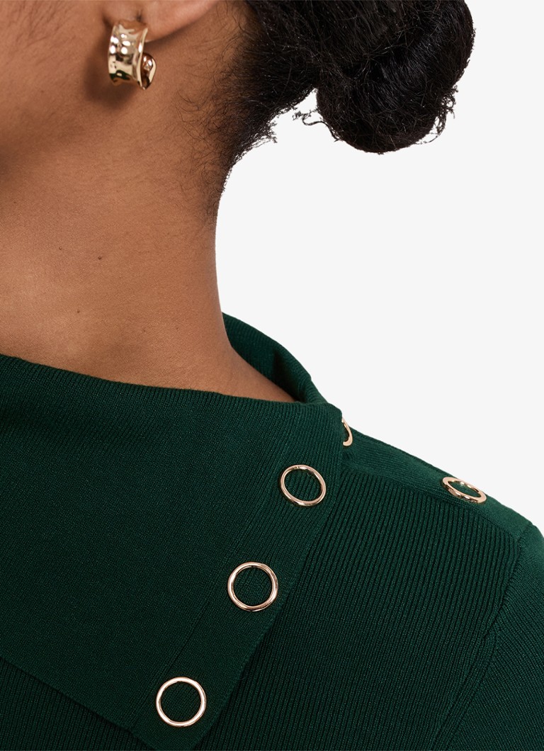 Pull Regina de Phase Eight en maille côtelée avec col montant
