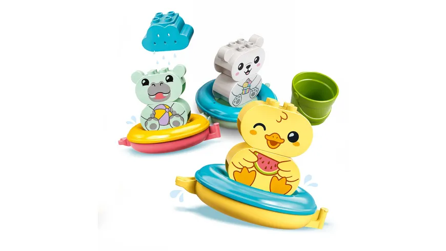 LEGO DUPLO 10965 Badewannenspaß: Schwimmender Tierzug
