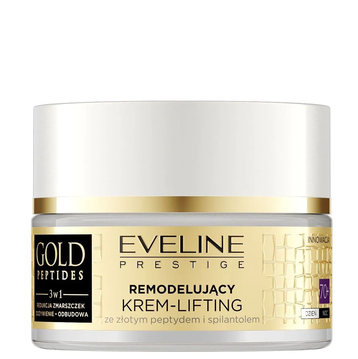 Eveline Gold Peptides učvršćujuća krema za lifting 70+ za dan i noć
