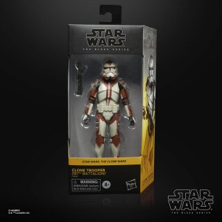 Star Wars: The Clone Wars Black Series Actionfigur Clone Trooper (187th Battalion) 15 cm
