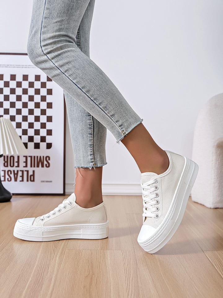 Sixth Sens Sneakers in Beige günstig kaufen