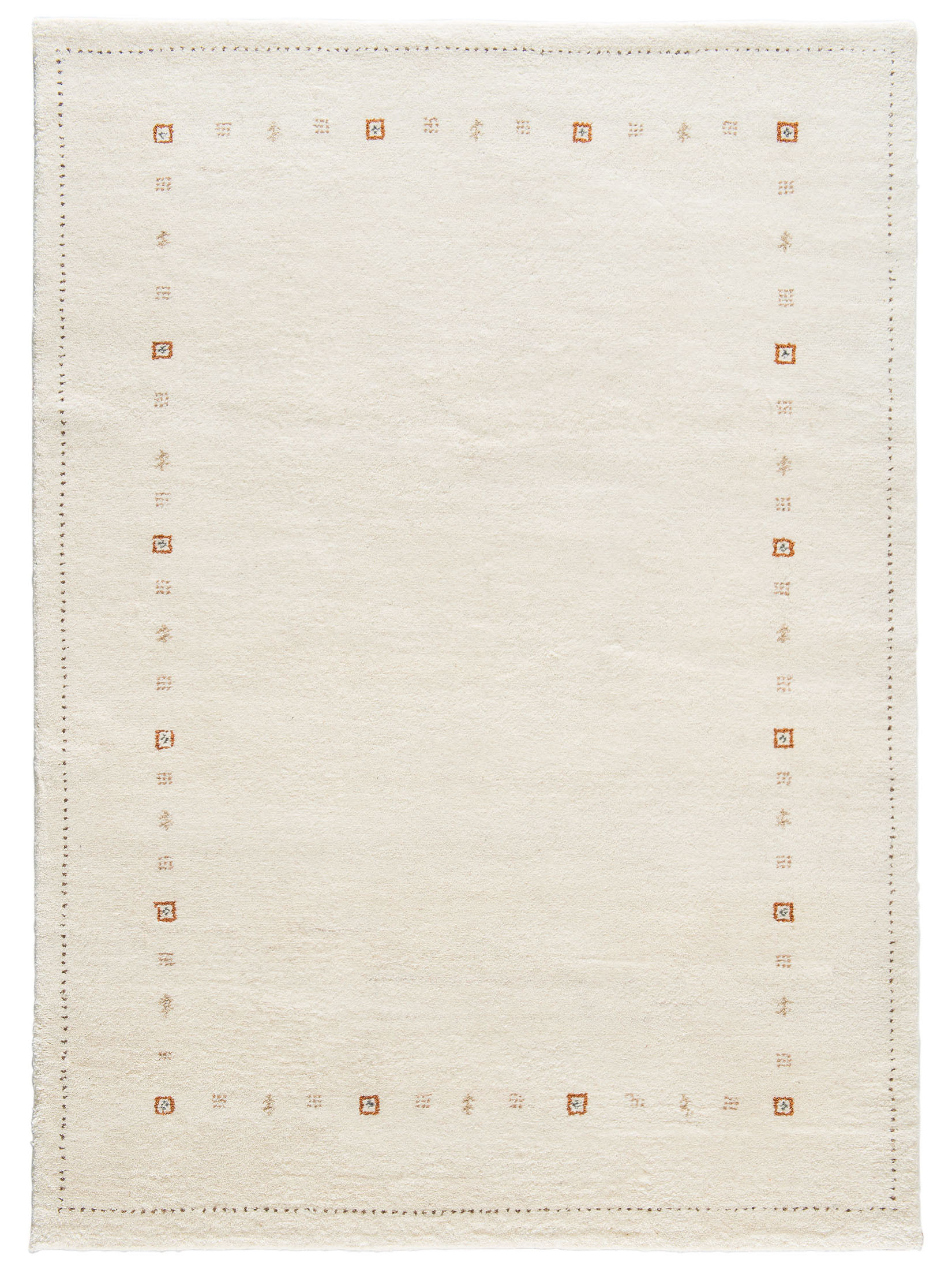 Bhalwani Gabbeh-Teppich, Creme