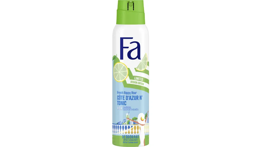 Fa French Happy Hour Côte d'Azur n' Tonic Deodorant 150 ml