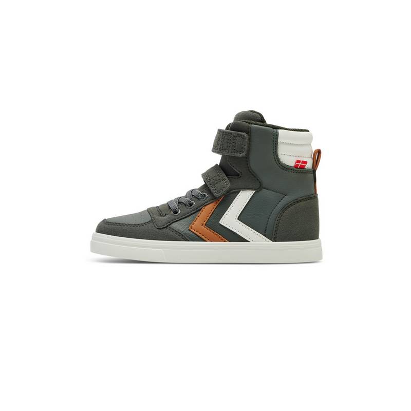 hummel SLIMMER STADIL LEATHER HIGH JR Sneaker Kinder