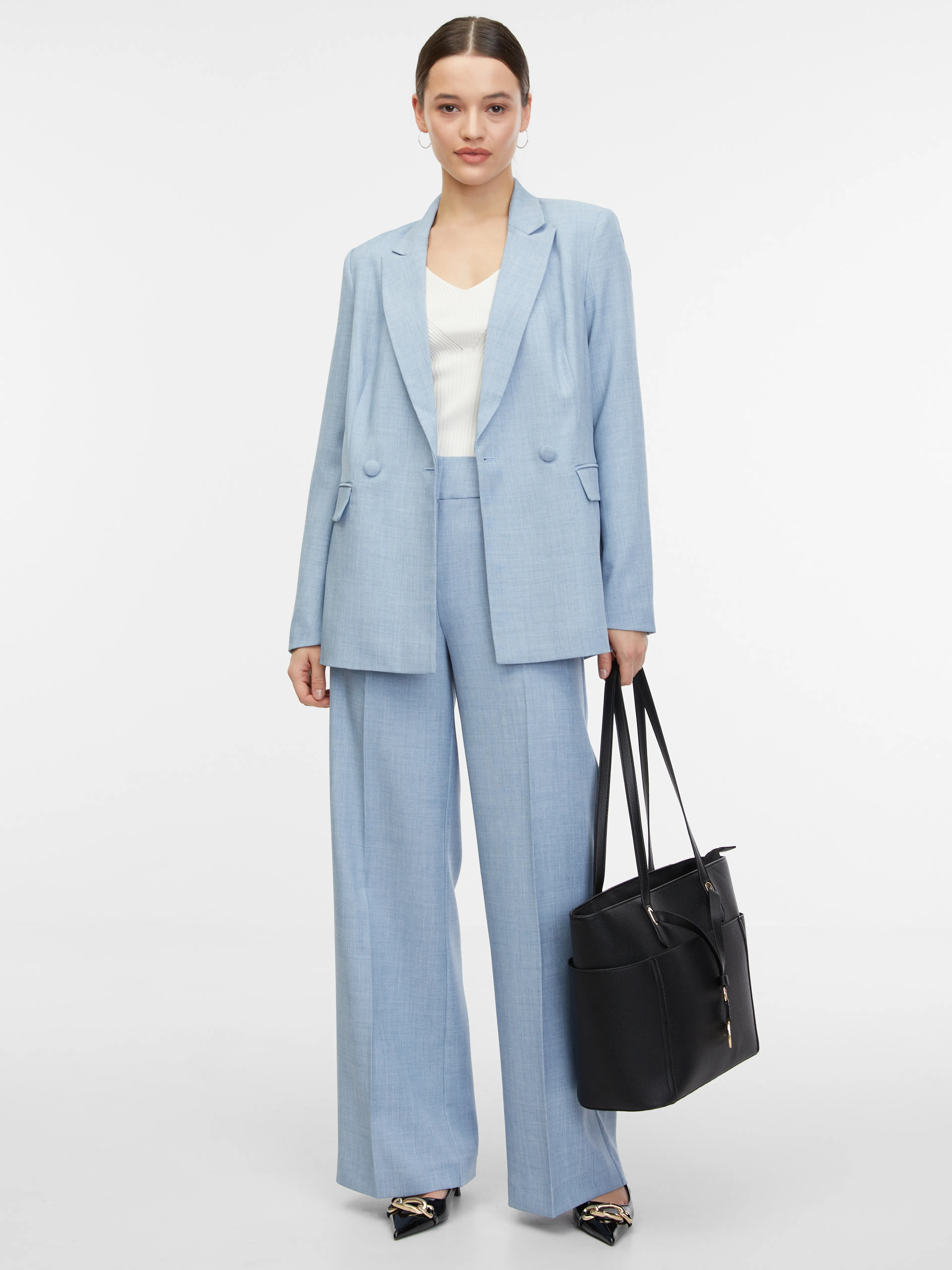 Hellblaue Damen-Jacke ORSAY