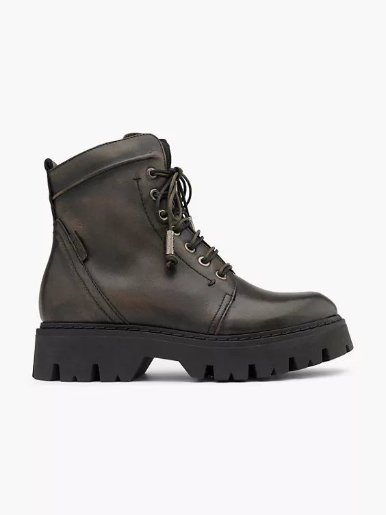 Bench Leder Schnürboots