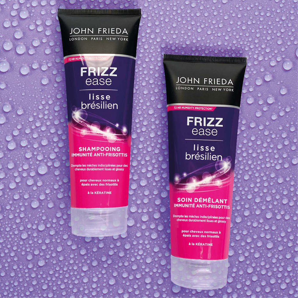 john frieda Frizz Ease Lisse Brésilien Soin Démêlant Immunité Anti-Frisottis Soin Démêlant cheveux indisciplinés