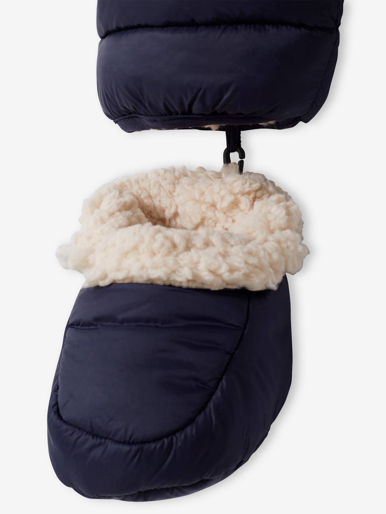Combipilote colorblock bébé doublée et matelassée encre