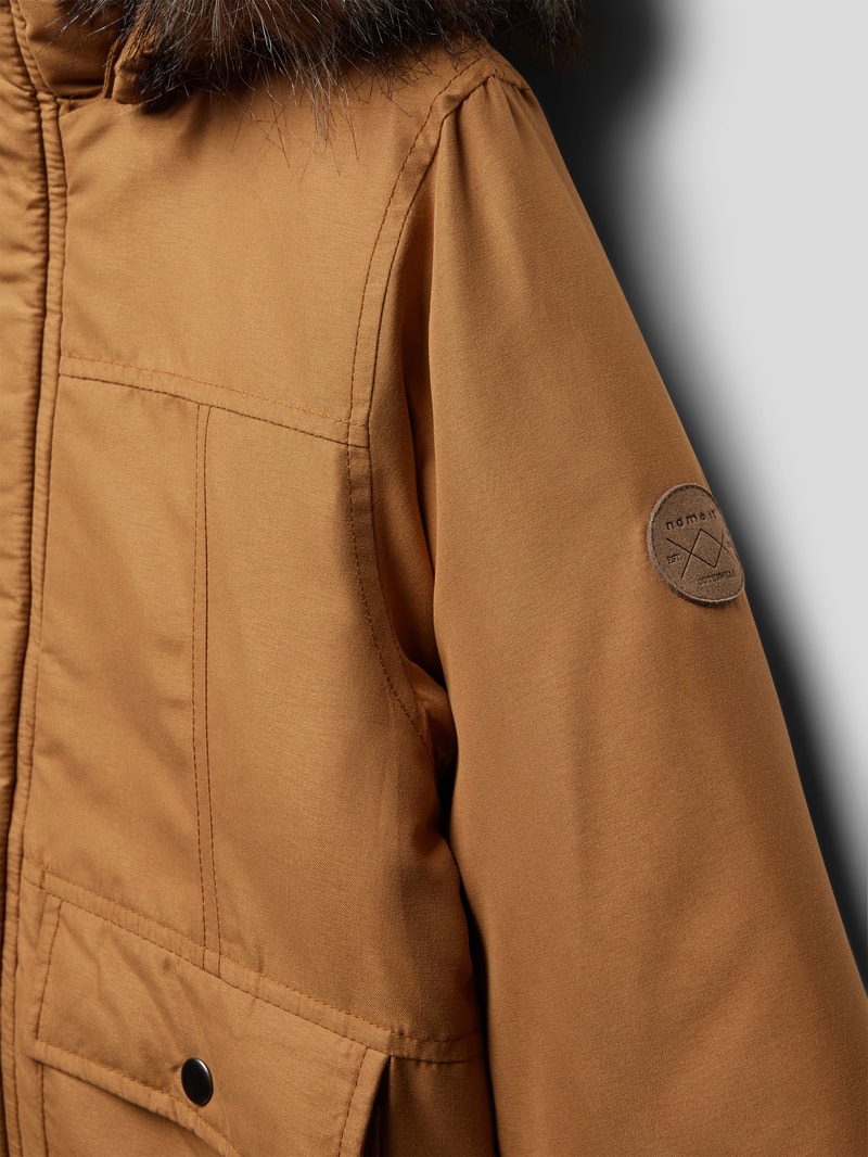 Parka mit abnehmbarer Kapuze Modell 'MARLIN' in rot