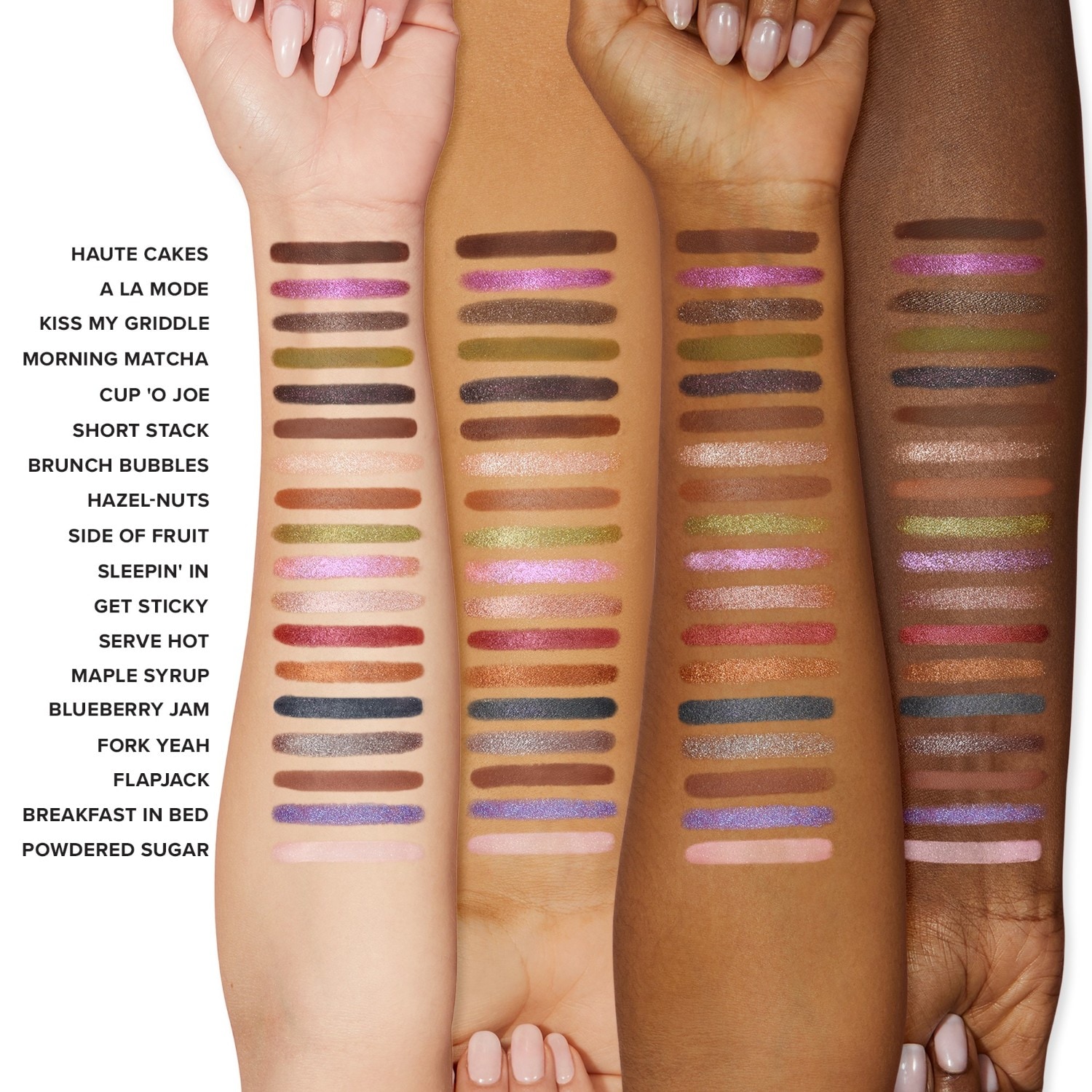Maple Syrup Pancakes Palette