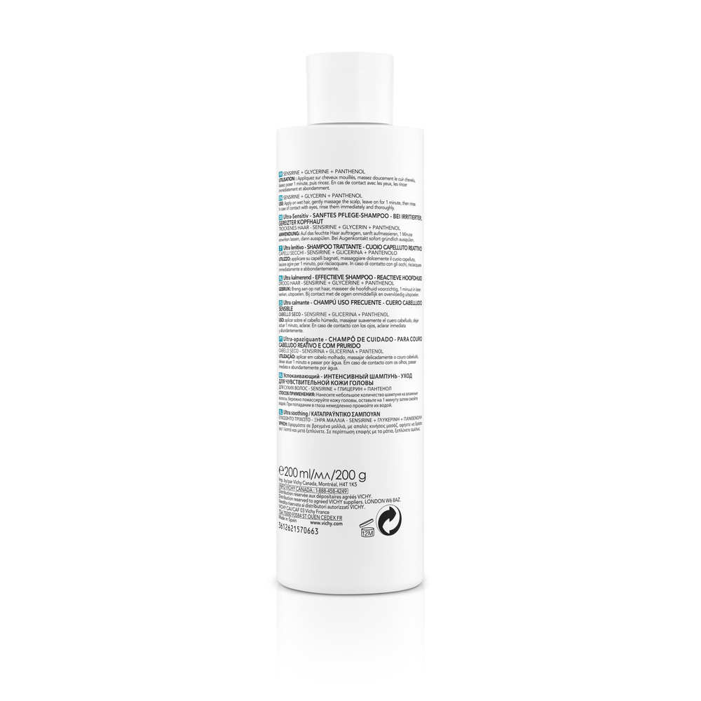 Vichy Dercos Technique Shampooing Ultra Apaisant Cheveux Secs
