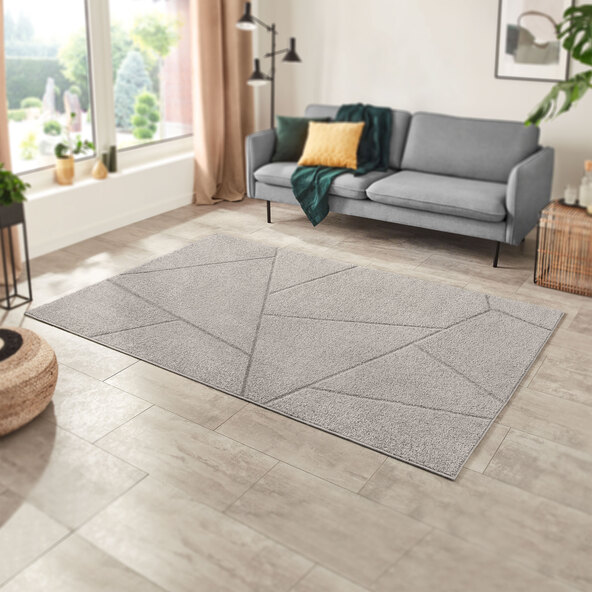 Teppich mit Hochflor-Muster, 160 x 230 cm