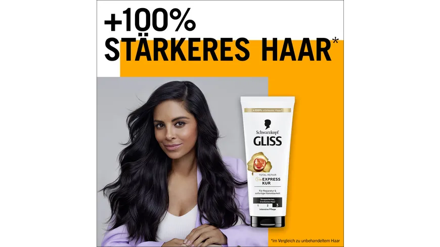 SCHWARZKOPF GLISS KUR 1-Minuten Express Kur 200ml 200 ml