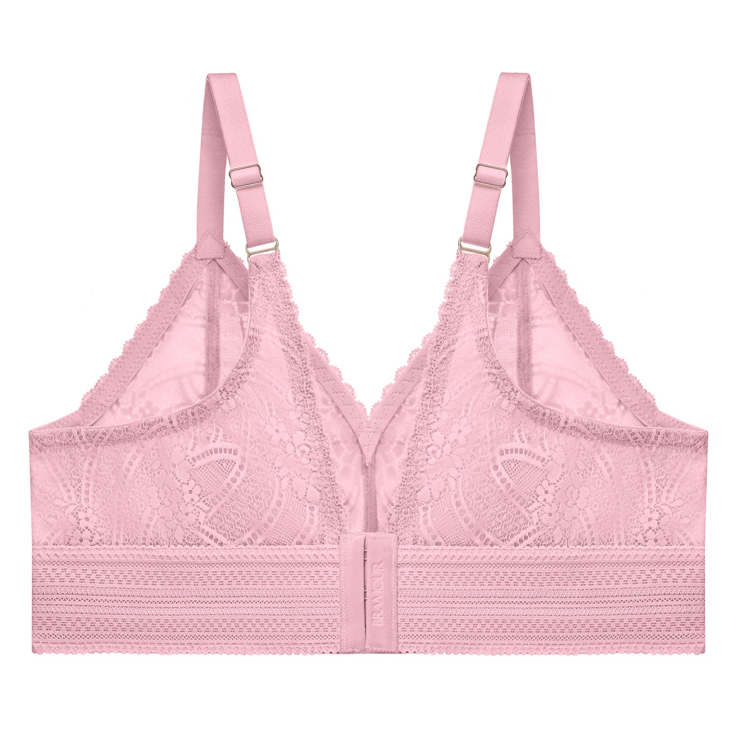 Bramour Gramercy Spitzen-Bralette de luxe - Mauve