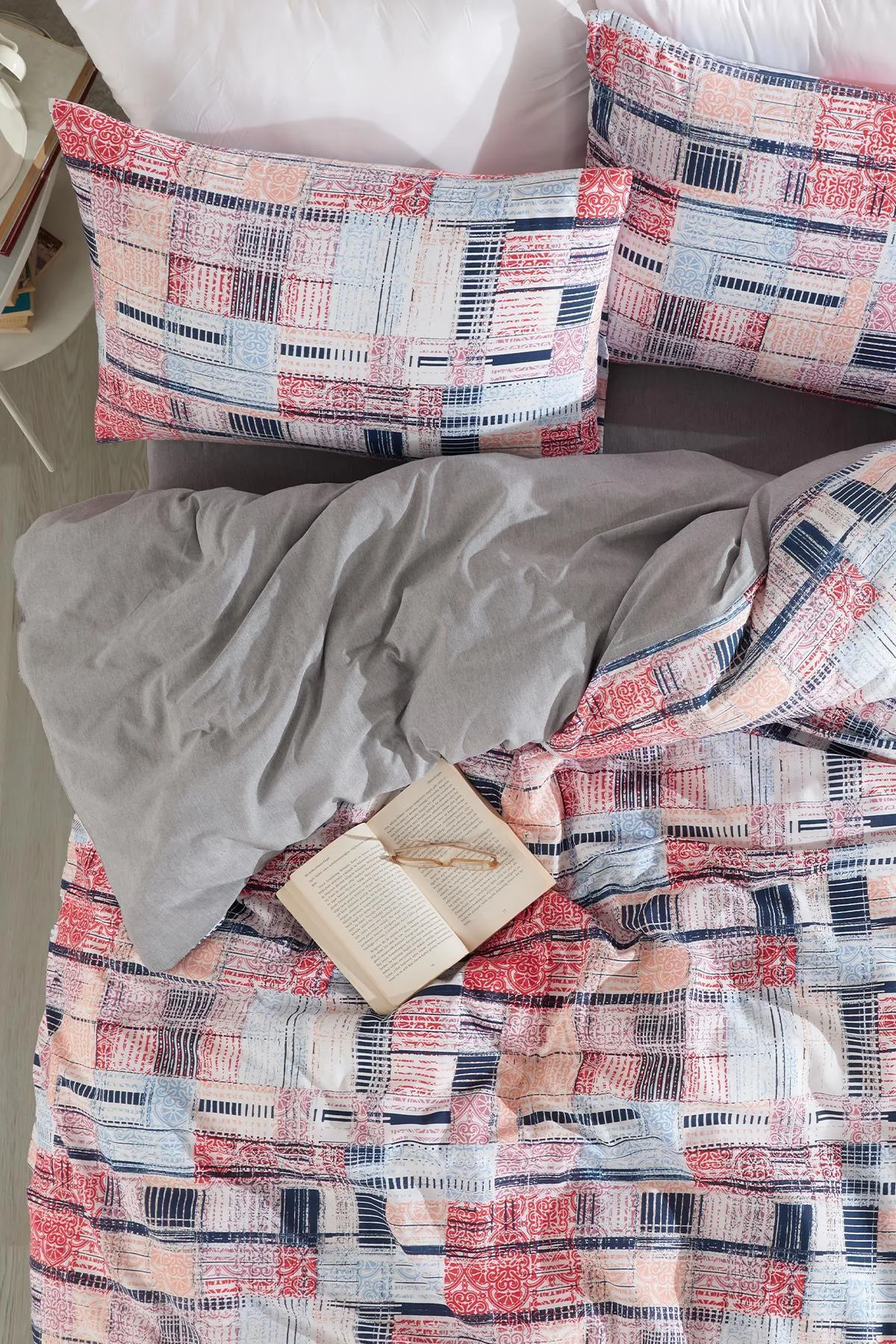 Zeynep Tekstil  Brandon-Bettbezug-Set für Einzelbett