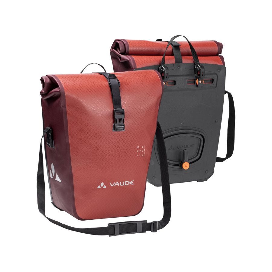 Aqua Back Fahrradtasche, recyceltes Hauptmaterial