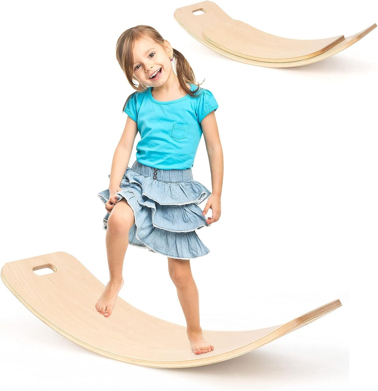 Costway Balance Board 60 x 30cm   87 x 30cm