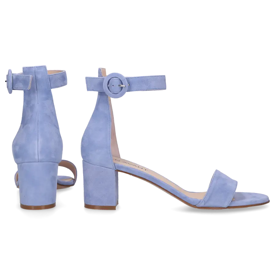 EN AVANT - Sandalen GR4 Veloursleder - blau