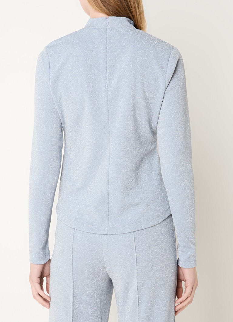 Haut JOSH V Lian avec lurex et boutons décoratifs