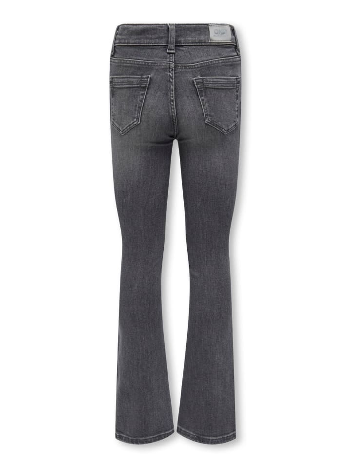 KIDS ONLY Buutcutjeans KOGBLUSH MID FLARED DNM DIA0918 in medium grey denim günstig kaufen