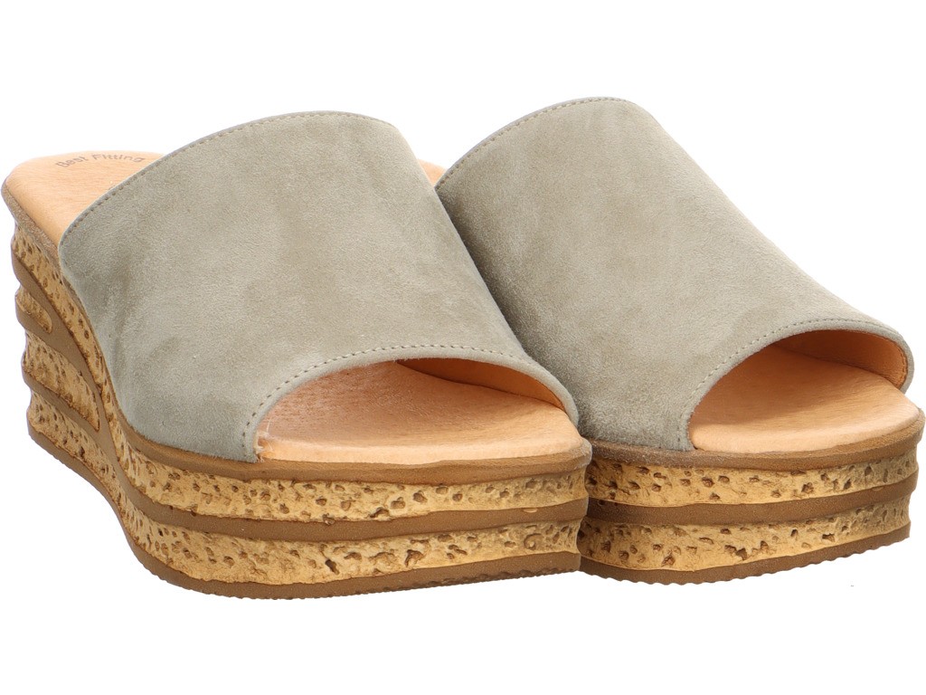 GABOR Pantoletten grün Gabor Fashion Pantolette 24.650.11 Grün