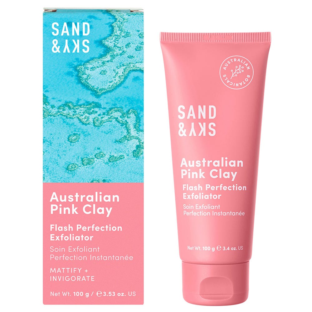 Sand & Sky Australien Pink Clay Flash Perfection Exfoliator 100 ml