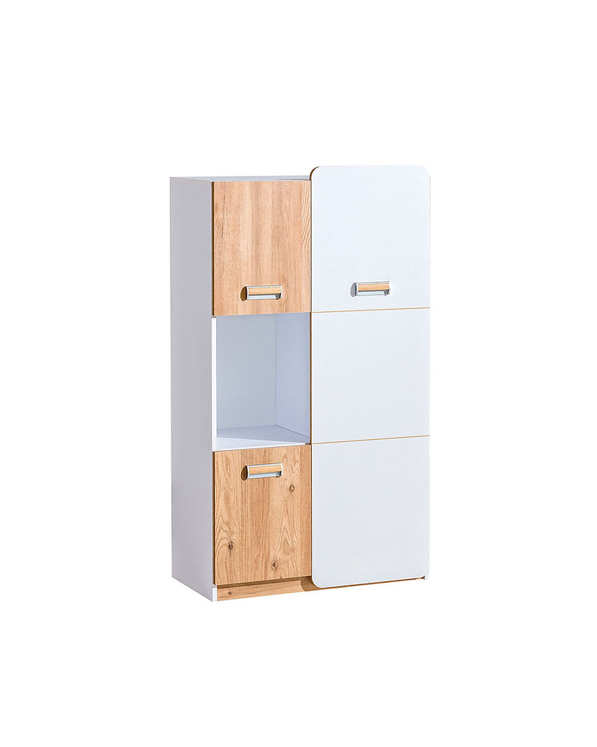 Stauraumschrank Kleiderschrank Loreto 80x40x144cm 3-türig Farbe wählbar